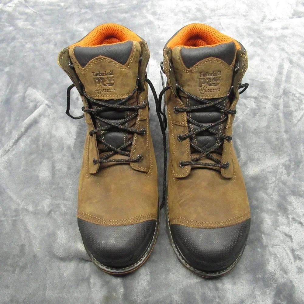 Timberland PRO Work Boots Men 15 Wide Brwn‎ Waterproof Composite Toe Boondock 6